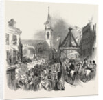 Queen Victoria Passing St. Mark's Church, Jersey, 1846 by Anonymous
