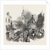 Queen Victoria Passing St. Mark's Church, Jersey, 1846 by Anonymous