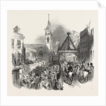 Queen Victoria Passing St. Mark's Church, Jersey, 1846 by Anonymous