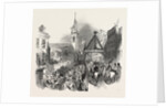 Queen Victoria Passing St. Mark's Church, Jersey, 1846 by Anonymous