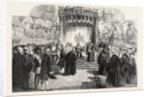 Queen Victoria's Visit to Birmingham, UK: Reading of the Birmingham Corporation' Address to Her Majesty in the Town Hall, 1858 by Anonymous
