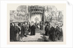 Queen Victoria's Visit to Birmingham, UK: Reading of the Birmingham Corporation' Address to Her Majesty in the Town Hall, 1858 by Anonymous