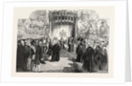 Queen Victoria's Visit to Birmingham, UK: Reading of the Birmingham Corporation' Address to Her Majesty in the Town Hall, 1858 by Anonymous