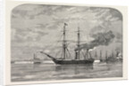 The Cherbourg Fetes: The Pera, Members of the House of Commons, Leaving Southampton, UK, 1858 by Anonymous