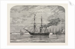 The Cherbourg Fetes: The Pera, Members of the House of Commons, Leaving Southampton, UK, 1858 by Anonymous