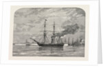 The Cherbourg Fetes: The Pera, Members of the House of Commons, Leaving Southampton, UK, 1858 by Anonymous