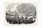 Queen Victoria's Visit to Leeds, UK: Her Majesty Leaving the Railway Station En Route to Woodsley House, 1858 by Anonymous