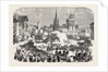 Queen Victoria's Visit to Leeds, UK: Her Majesty Passing Through Clarendon Road, 1858 by Anonymous