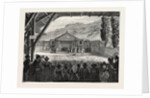 The Theatre of Oberammergau Passion Play, Bavaria, Bayern, Germany, 1870 by Anonymous