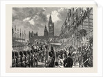 Opening of the Victoria Embankment by the Prince of Wales and Princess Louise, London, 1870 by Anonymous