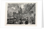 Opening of the Victoria Embankment by the Prince of Wales and Princess Louise, London, 1870 by Anonymous