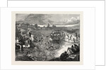 French Soldiers Bathing at Nancy, France, 1870 by Anonymous
