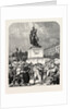 At Metz, Before the Statue of Marshal Ney, France, 1870 by Anonymous