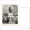 At Metz, Before the Statue of Marshal Ney, France, 1870 by Anonymous