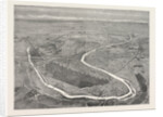 Bird's-Eye View of Paris and Its Fortifications, France, 1870 by Anonymous