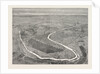 Bird's-Eye View of Paris and Its Fortifications, France, 1870 by Anonymous