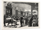 Scene at a Railway Station on the Arrival of a Train with Wounded People, 1870 by Anonymous