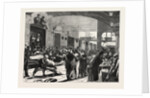 Scene at a Railway Station on the Arrival of a Train with Wounded People, 1870 by Anonymous