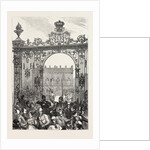 Scene at Nancy: The Prussians and the Populace, France, 1870 by Anonymous