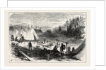 The Red River Expedition: Camp of 60th Rifles, Kaministiquia River, 1870, Canada by Anonymous