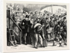 Landing of French Refugees at London Bridge, London, 1870 by Anonymous