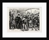 Landing of French Refugees at London Bridge, London, 1870 by Anonymous