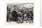 Landing of French Refugees at London Bridge, London, 1870 by Anonymous