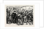 Landing of French Refugees at London Bridge, London, 1870 by Anonymous