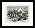 French Prisoners of War in the Camp of Wahn, Near Cologne, Germany, 1870 by Anonymous