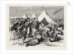 French Prisoners of War in the Camp of Wahn, Near Cologne, Germany, 1870 by Anonymous
