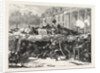 Prussian Barricade at the Chateau Meudon: The Noise of a Shell, 1870 by Anonymous
