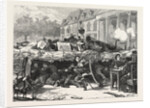 Prussian Barricade at the Chateau Meudon: The Noise of a Shell, 1870 by Anonymous
