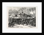 Prussian Barricade at the Chateau Meudon: The Noise of a Shell, 1870 by Anonymous