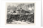 Prussian Barricade at the Chateau Meudon: The Noise of a Shell, 1870 by Anonymous