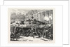 Prussian Barricade at the Chateau Meudon: The Noise of a Shell, 1870 by Anonymous