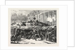Prussian Barricade at the Chateau Meudon: The Noise of a Shell, 1870 by Anonymous