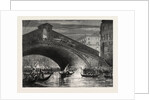 A Fete at Venice, Italy: The Rialto, 1870 by Anonymous