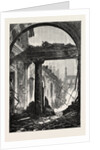 Ruins of the Palace of St. Cloud, France, 1870 by Anonymous