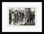Life in Tours, France: Distribution of Arms at the Gate of the College, 1870 by Anonymous
