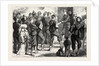 Life in Tours, France: Distribution of Arms at the Gate of the College, 1870 by Anonymous