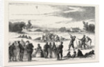 Life in Tours, France: Practising Shooting at a Captive Balloon, 1870 by Anonymous