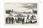 Life in Tours, France: Practising Shooting at a Captive Balloon, 1870 by Anonymous
