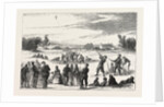 Life in Tours, France: Practising Shooting at a Captive Balloon, 1870 by Anonymous