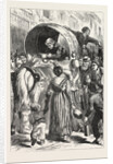 Selling Milk in the Street, Paris, France, 1870 by Anonymous