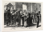 Serving Soup in the Faubourg Poissoniere, Paris, France, 1870 by Anonymous