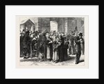 Serving Soup in the Faubourg Poissoniere, Paris, France, 1870 by Anonymous