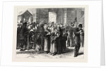 Serving Soup in the Faubourg Poissoniere, Paris, France, 1870 by Anonymous