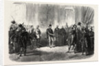 Reception of Hungarian Nobles by the Emperor of Austria at Budapest, Hungary by Anonymous