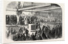 Lord Mayor Hale Laying Foundation Stone of New Blackfriars Bridge, London, 1865 by Anonymous
