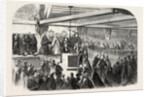 Lord Mayor Hale Laying Foundation Stone of New Blackfriars Bridge, London, 1865 by Anonymous